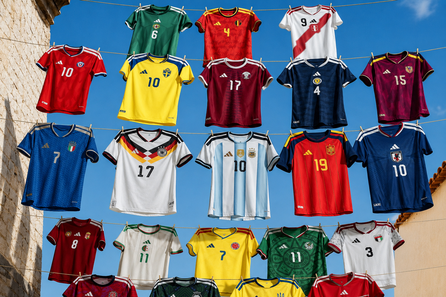 As 25 Camisas Mais Bonitas da Copa 2026