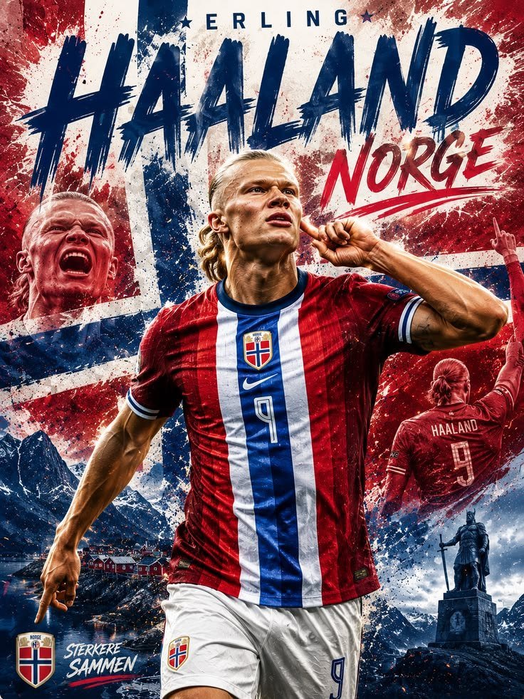 Haaland Noruega Copa 2026 — foto 1
