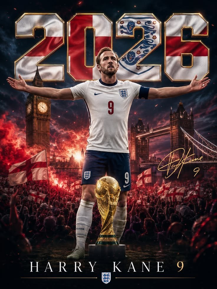 Harry Kane Inglaterra Copa 2026 — foto 3