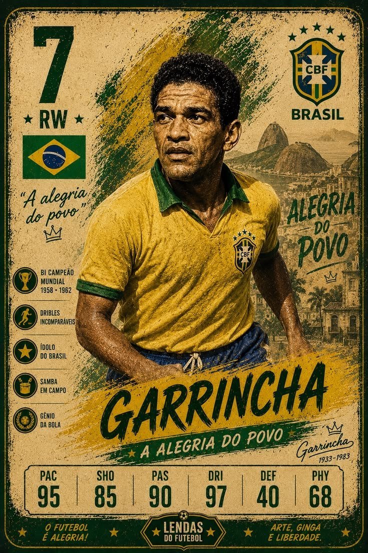 Garrincha Brasil 1962 — foto 1