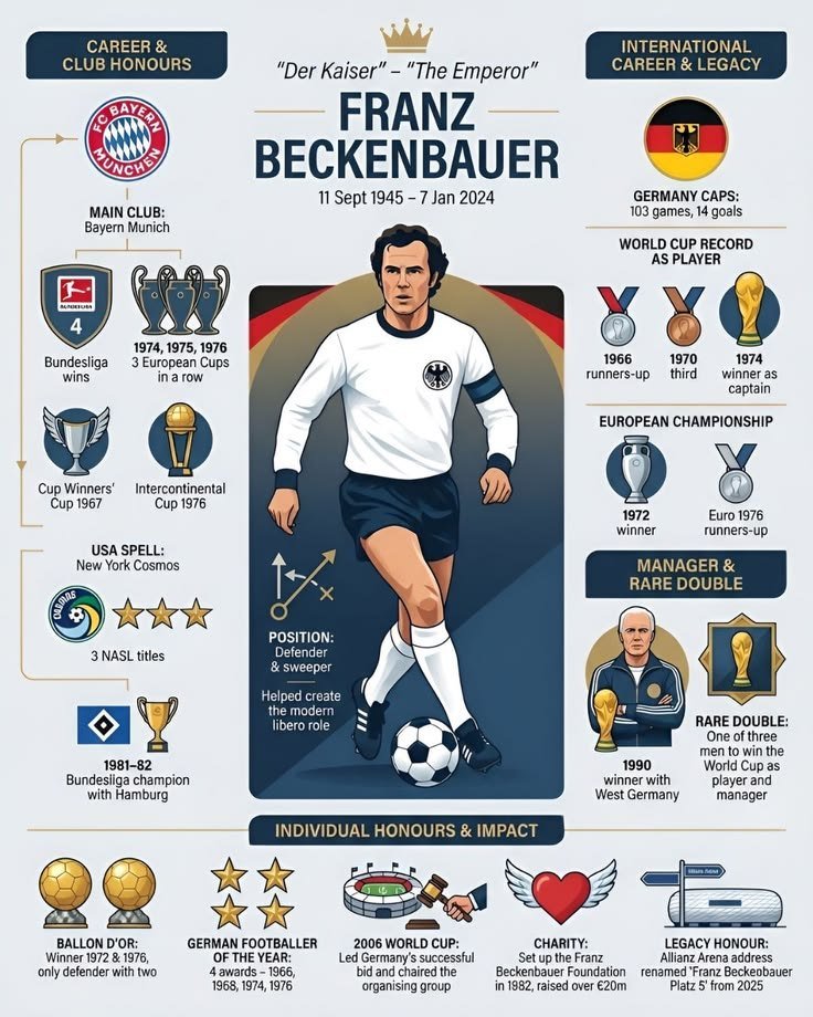 Franz Beckenbauer Alemanha Kaiser — foto 1