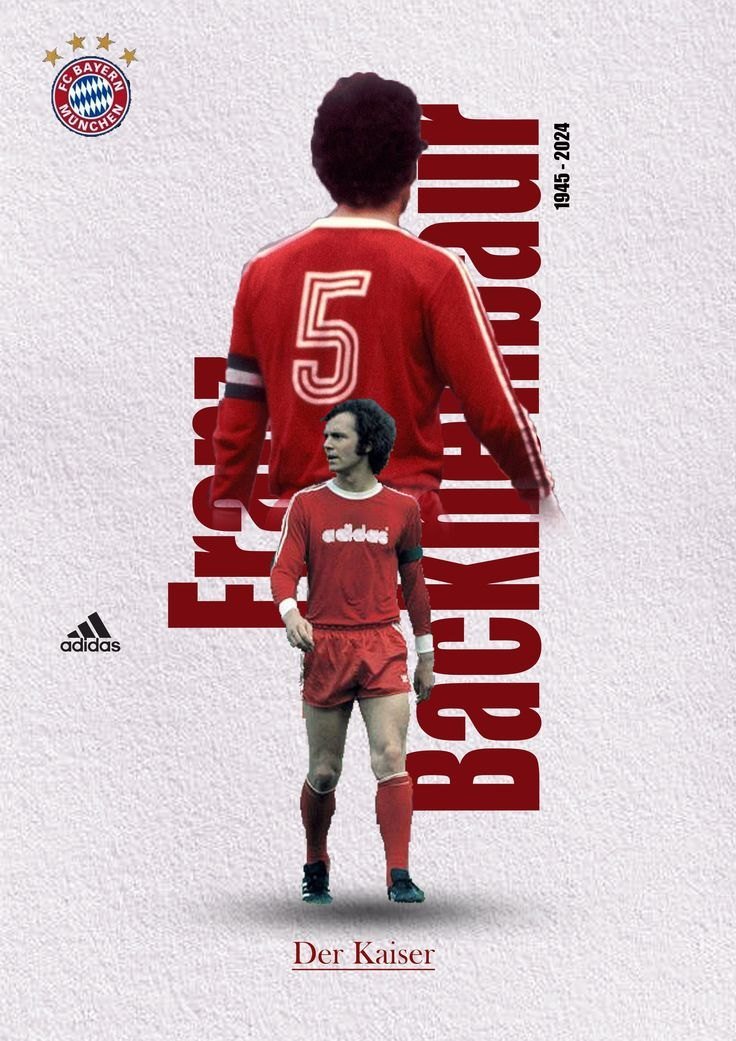 Franz Beckenbauer Alemanha Kaiser — foto 2