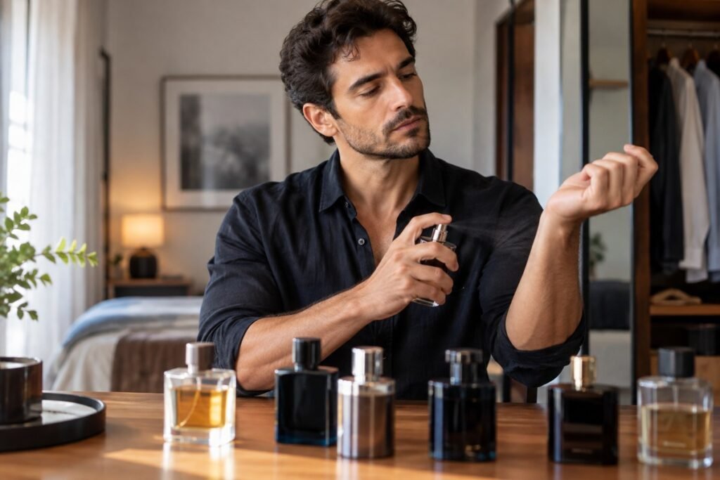 Como Escolher Perfume Masculino: Guia Completo por Família, Ocasião e Fixação