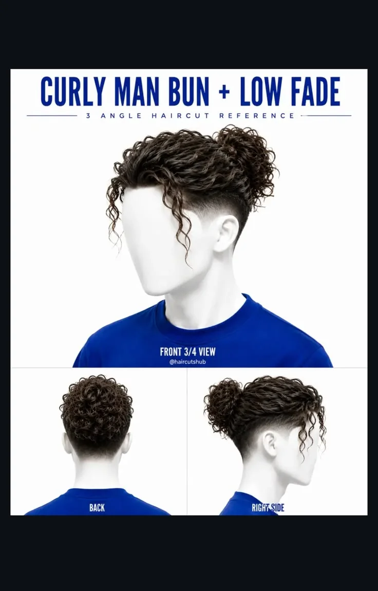 corte de cabelo masculino cacheado — ideia 5