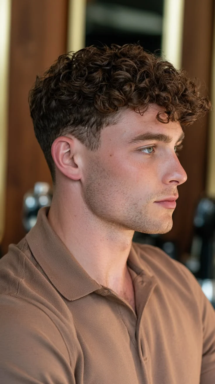 corte de cabelo masculino cacheado — ideia 7