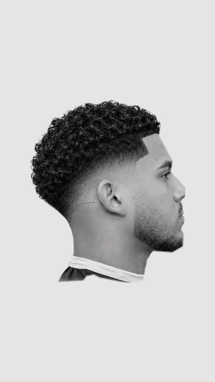 Degradê baixo (low fade) — corte degradê masculino, exemplo 2