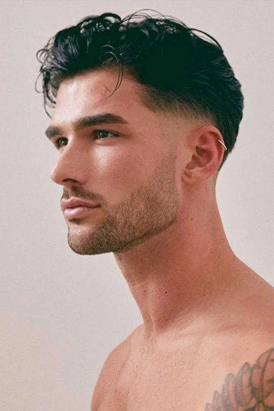 Degradê baixo (low fade) — corte degradê masculino, exemplo 10