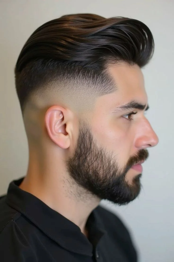 Degradê alto (high fade) — corte degradê masculino, exemplo 3