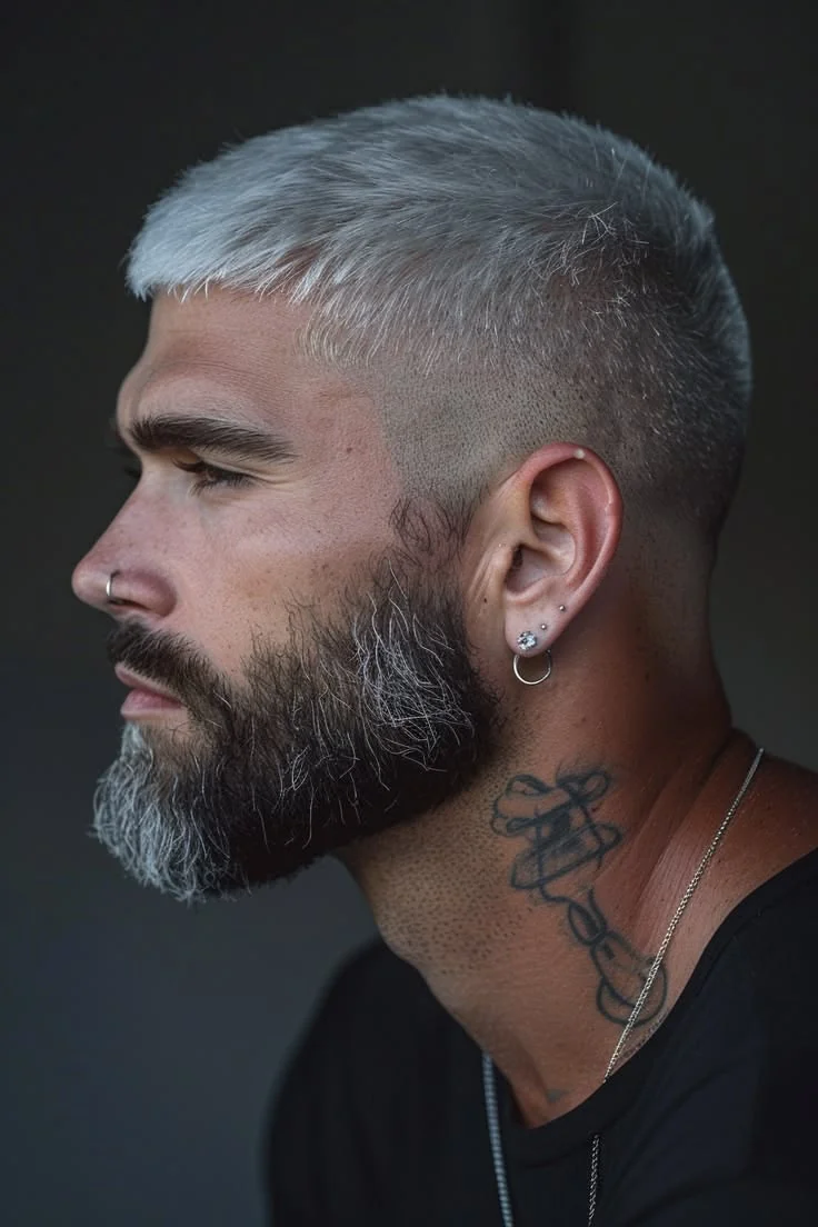 Degradê alto (high fade) — corte degradê masculino, exemplo 4