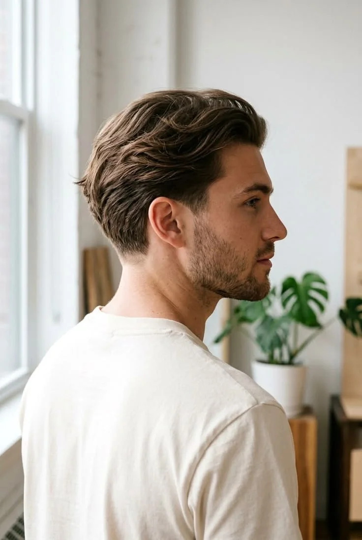 Old money baixo: a versão mais discreta — corte old money masculino, exemplo 2