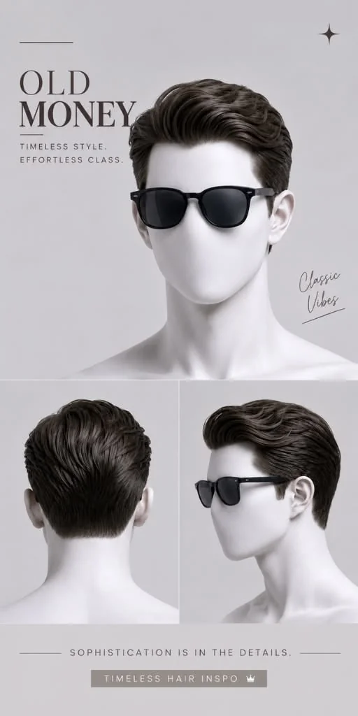 Old money baixo: a versão mais discreta — corte old money masculino, exemplo 11