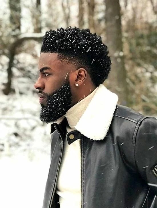 Corte americano: volume e atitude — corte de cabelo masculino, exemplo 4