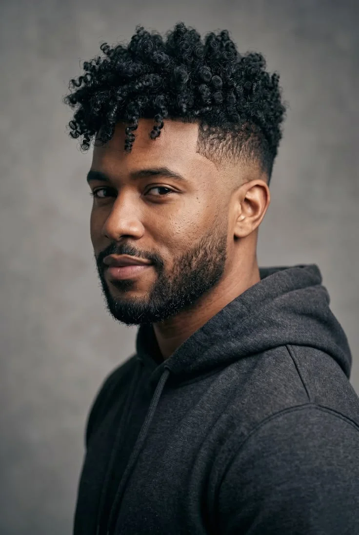 Corte americano: volume e atitude — corte de cabelo masculino, exemplo 5