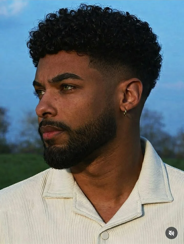 Corte americano: volume e atitude — corte de cabelo masculino, exemplo 7
