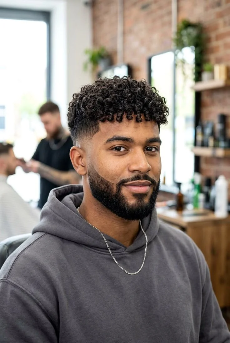 Corte americano: volume e atitude — corte de cabelo masculino, exemplo 9