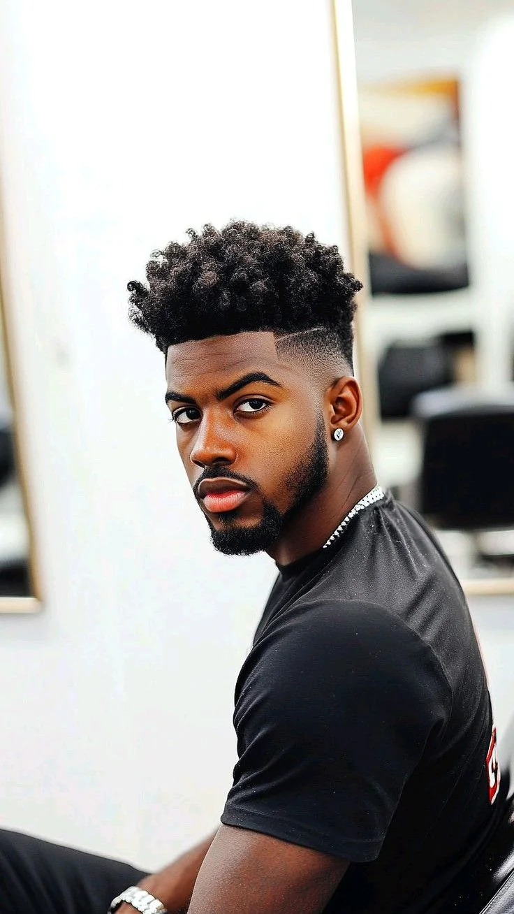 Corte americano: volume e atitude — corte de cabelo masculino, exemplo 12