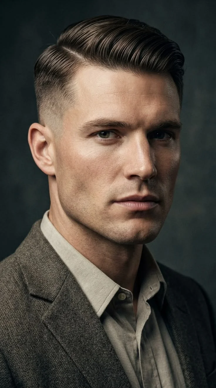 Social com risca: o clássico do escritório — corte de cabelo masculino, exemplo 5