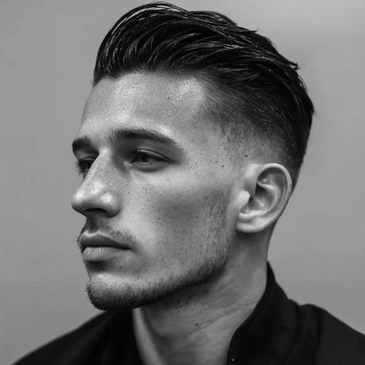 Social com risca: o clássico do escritório — corte de cabelo masculino, exemplo 7