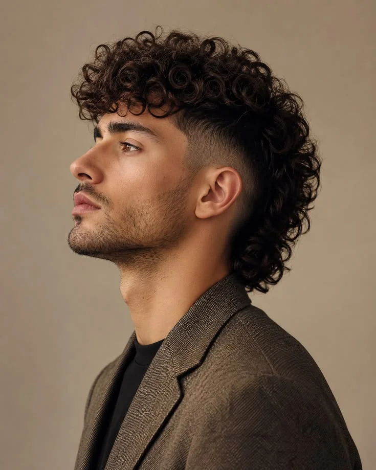 Costeleta longa — costeletas masculinas, exemplo 9