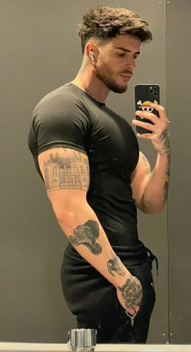 Costeleta longa — costeletas masculinas, exemplo 10