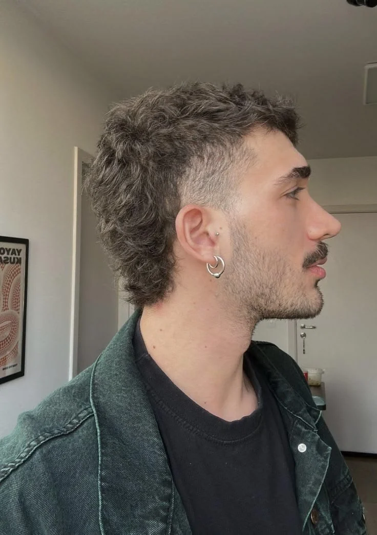 Costeleta longa — costeletas masculinas, exemplo 11
