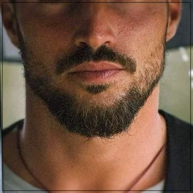 Costeleta clássica de contorno — costeletas masculinas, exemplo 3