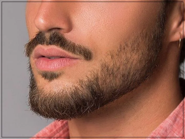 Costeleta clássica de contorno — costeletas masculinas, exemplo 9