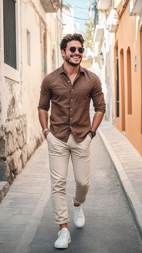 look esporte fino masculino — ideia 2