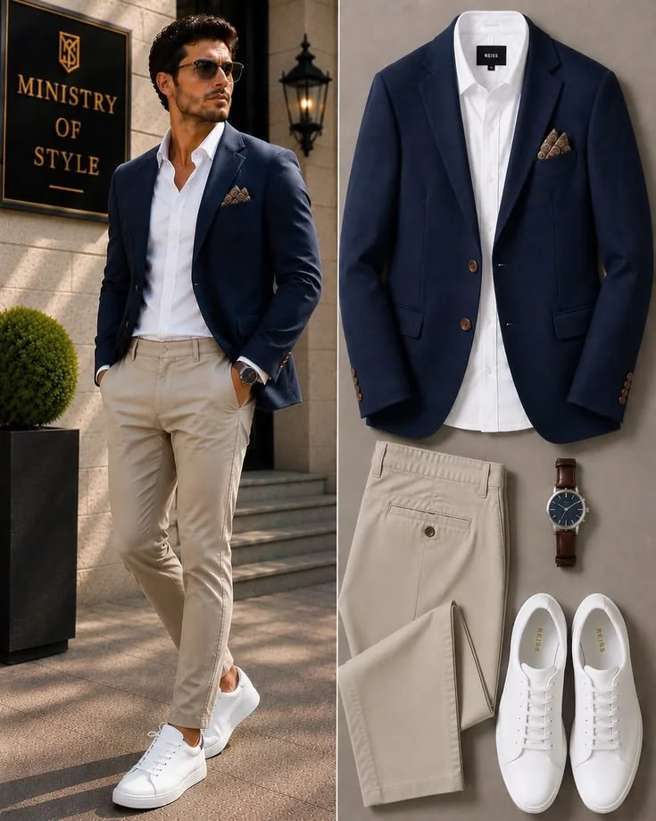 look esporte fino masculino — ideia 3